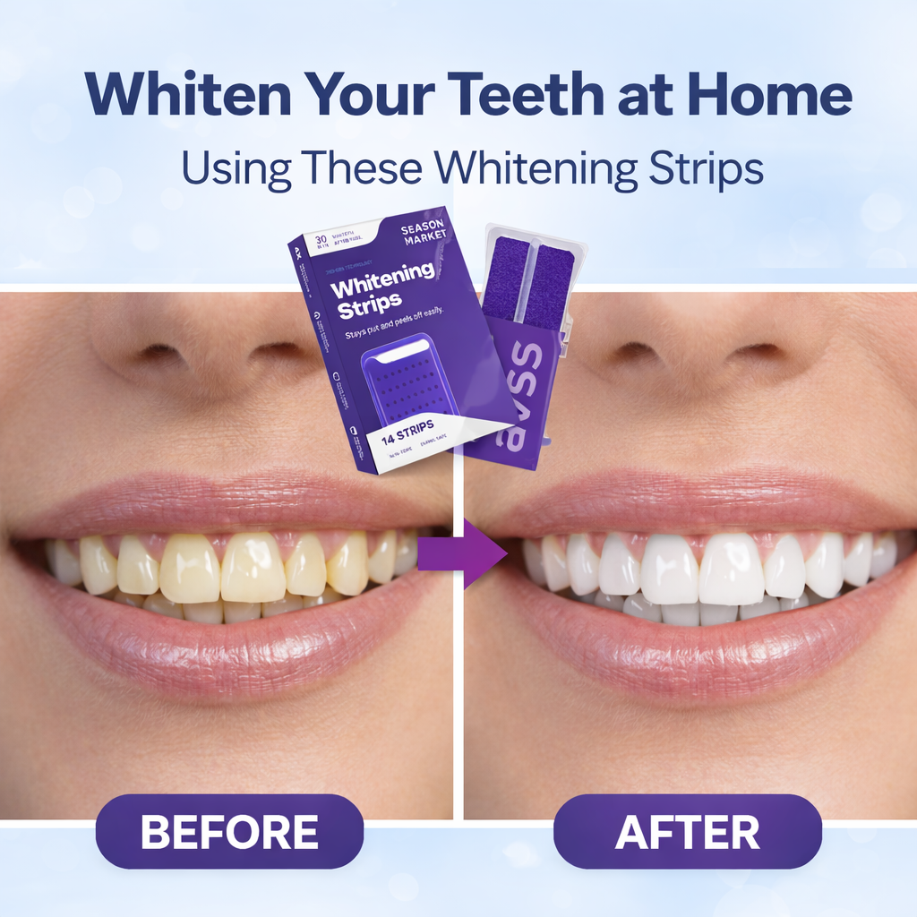 Season Market Teeth Whitening Strips