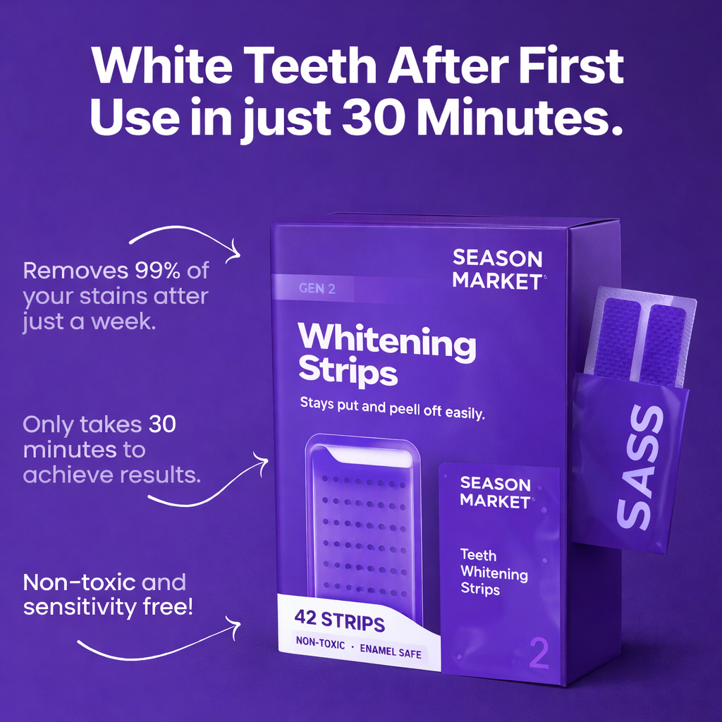 Season Market Teeth Whitening Strips